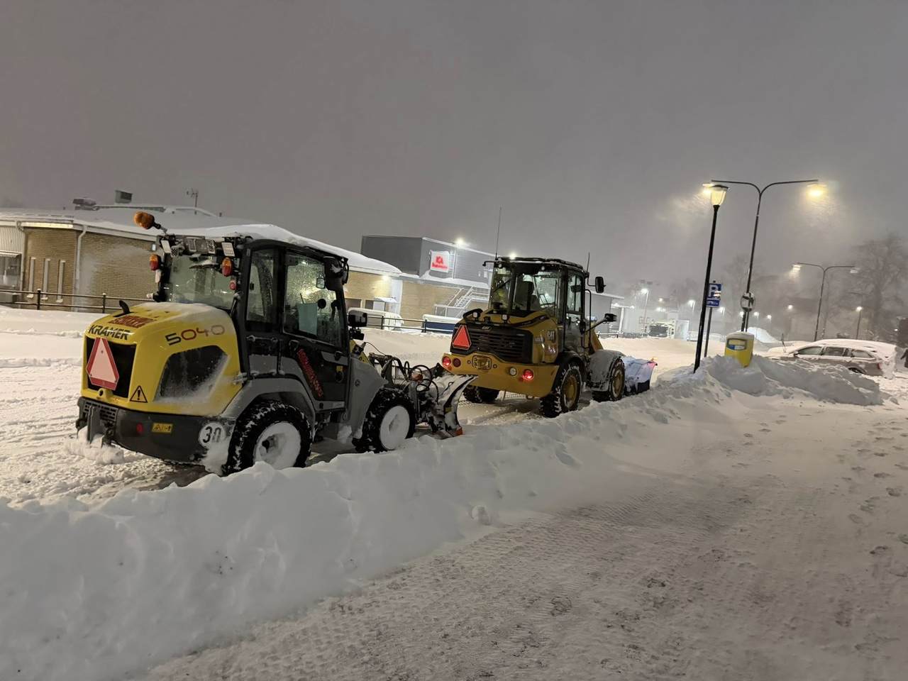 Snöröjning