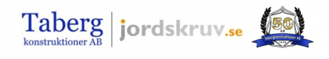 Tabergs konstruktioner - jordskruv.se